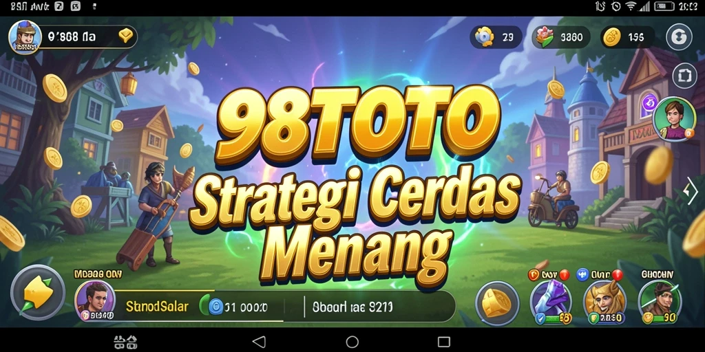 Tampilan gameplay yang menegangkan di 98TOTO saat merancang taktik.