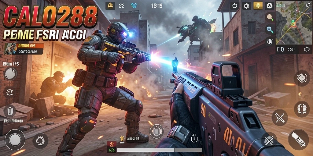 Tampilan gameplay CALO288 yang mendebarkan saat pertempuran sengit.