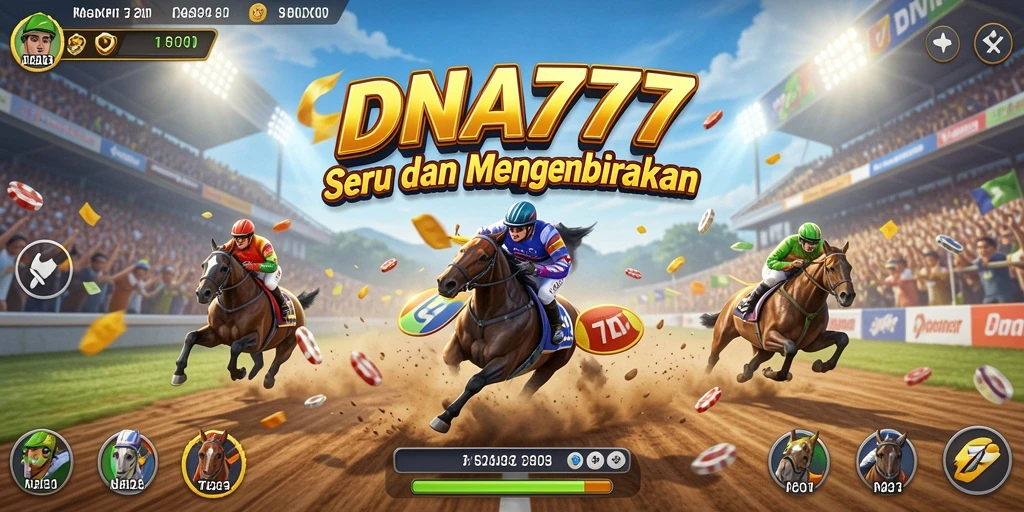 Gameplay Racing yang mendebarkan dan penuh aksi di DNA777.