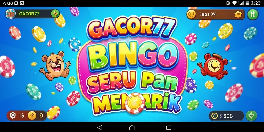 Tampilan gameplay Bingo yang seru di GACOR77.