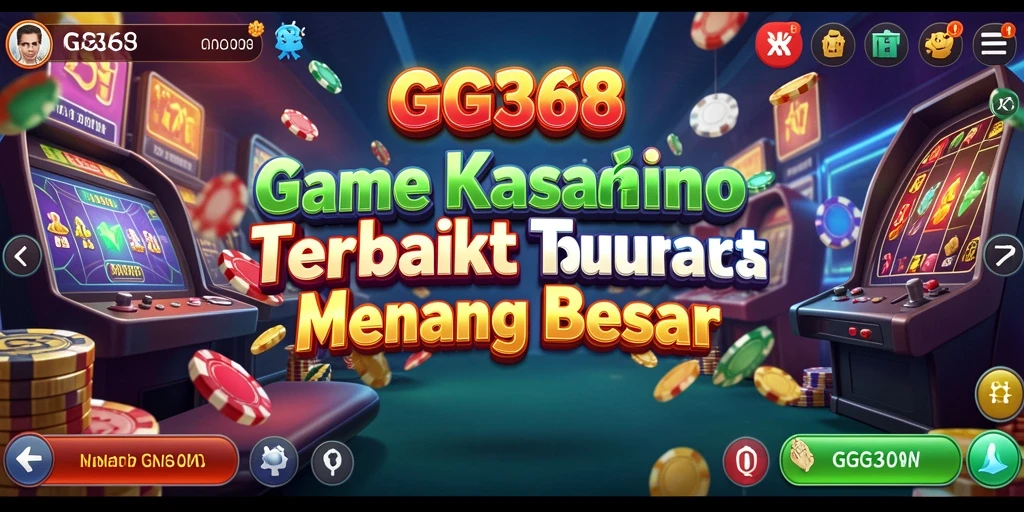 Screenshot utama GG368 menampilkan aksi seru permainan Kasino.