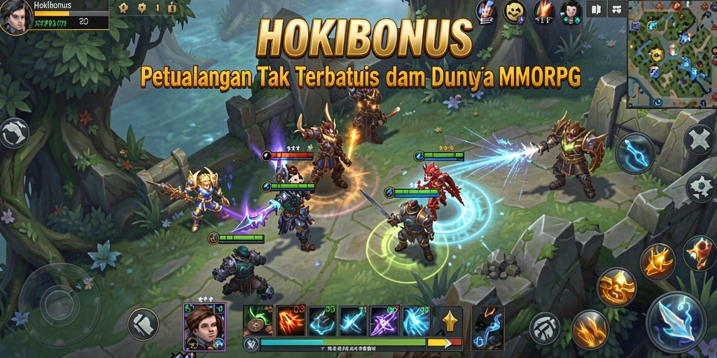 Tampilan gameplay HOKIBONUS dengan grafik memukau dan aksi seru.
