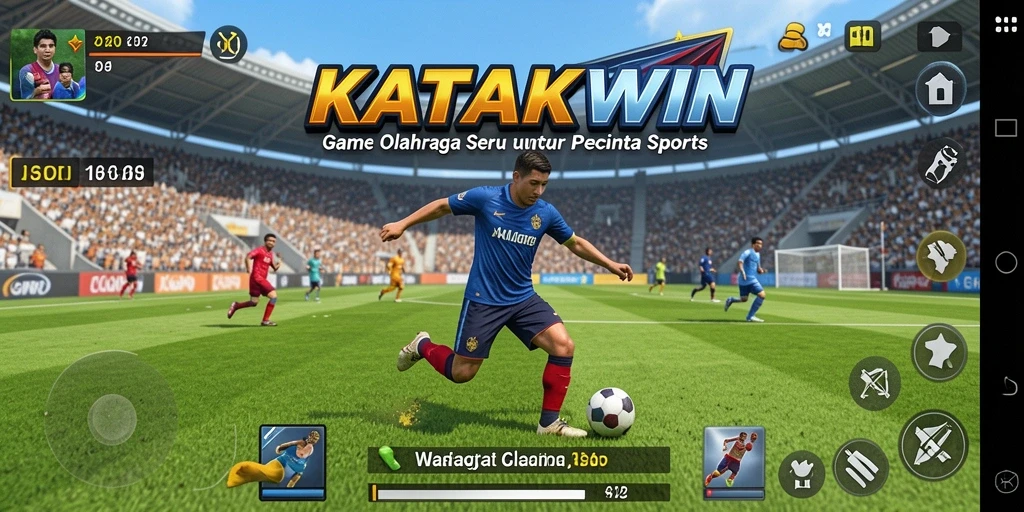 Tampilan menarik dari gameplay seru KATAKWIN.