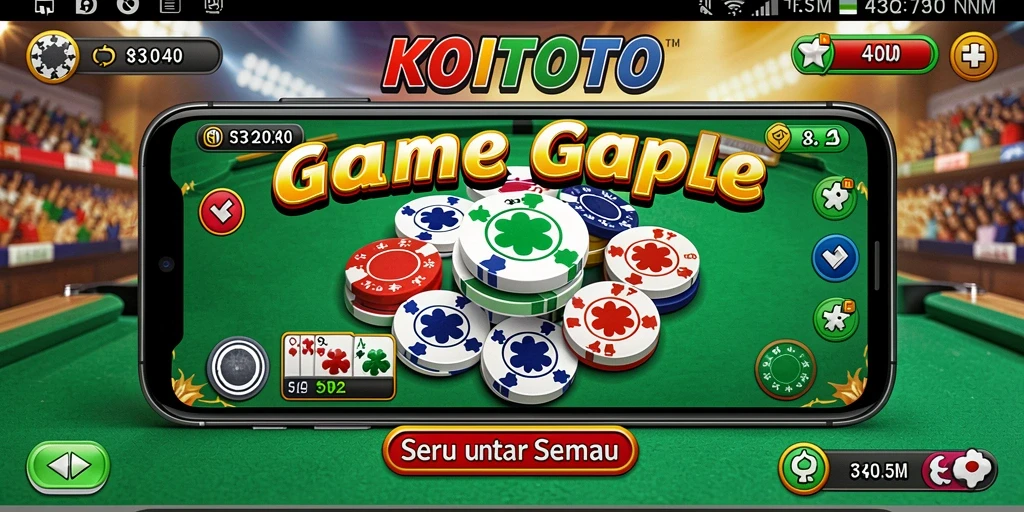 Screenshot tampilan gameplay Gaple yang seru.
