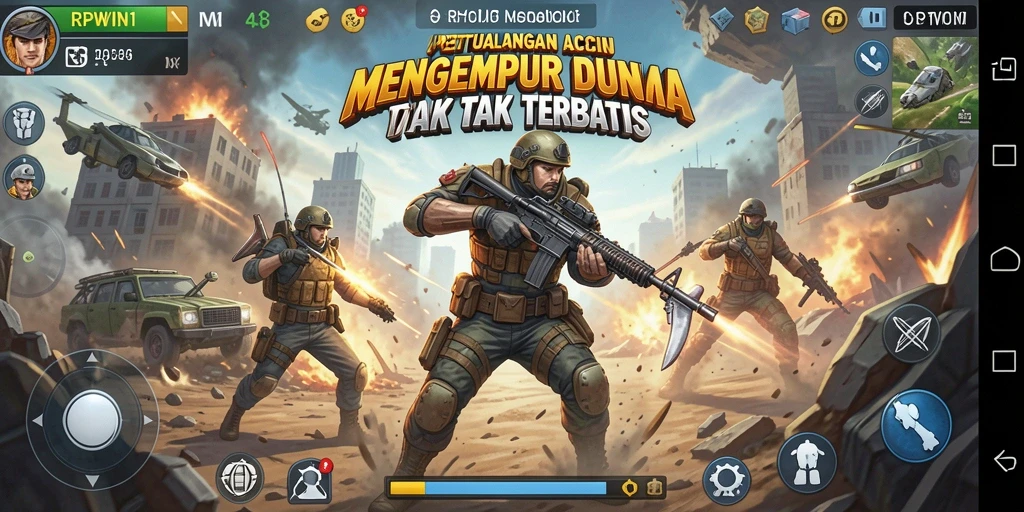 Tampilan aksi mendebarkan dalam permainan RPWIN1 yang penuh tantangan.