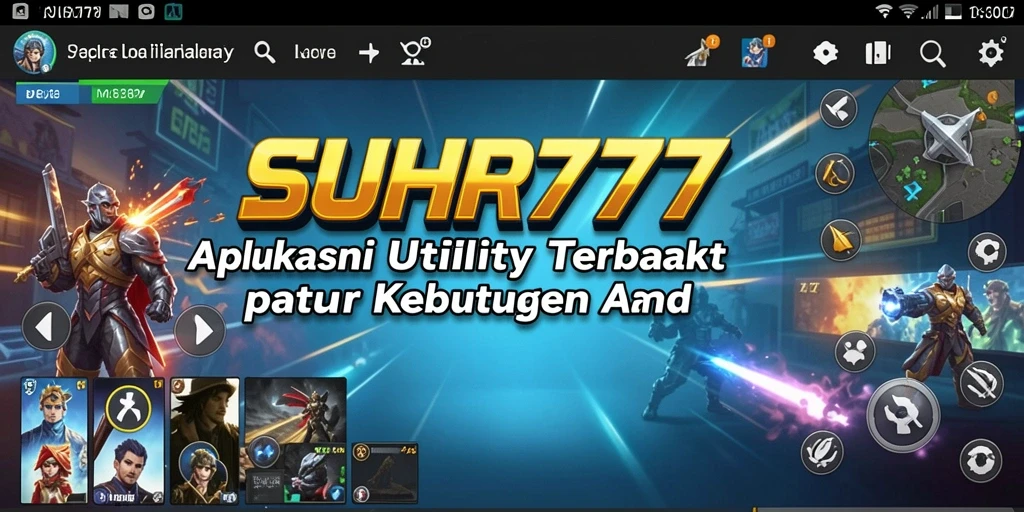 Screenshot utama SUHU777 menampilkan antarmuka pengguna yang bersih dan fungsional.