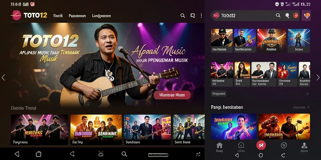 Tampilan utama gameplay TOTO12 dengan interaksi musik yang mengasyikkan.