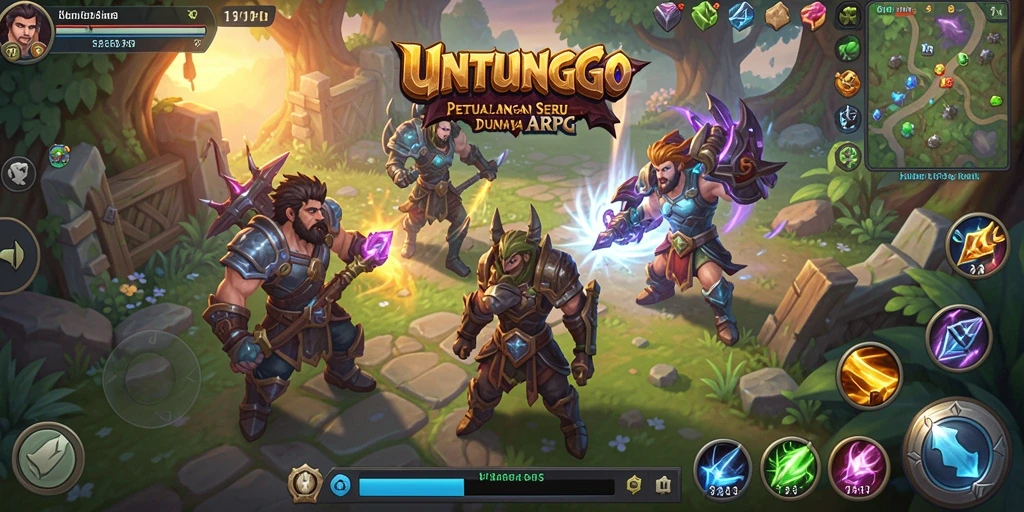 Tampilan mendebarkan dari pertempuran di UNTUNGGO.