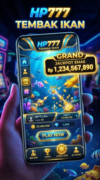 Tampilan antarmuka pengguna hp777 yang intuitif dan modern.